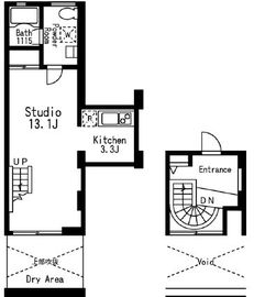 プライムアーバン目黒三田 116 間取り図