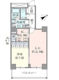 代官山アドレス ザ・タワー 21階 間取り図