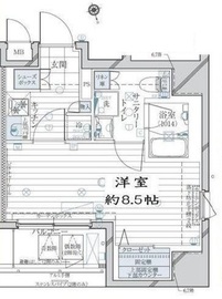 レガリス銀座イースト 5階 間取り図