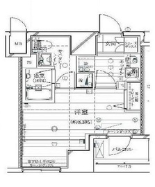 レガリス銀座イースト 3階 間取り図