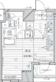 レガリス銀座イースト 4階 間取り図