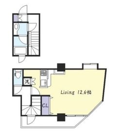 T&G神田マンション 1403 間取り図