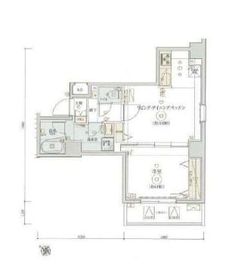 リヴシティ東大前 2階 間取り図