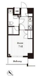 リヴシティ東大前 6階 間取り図