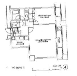 グランパークハイツ 1102 間取り図