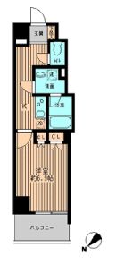 日本橋ファーストレジデンス 404 間取り図