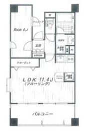 ルモンド恵比寿 7階 間取り図