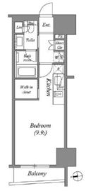 ザ・パークハビオ上野 603 間取り図