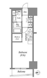 ザ・パークハビオ上野 703 間取り図