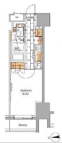 ザ・パークハビオ上野 905 間取り図