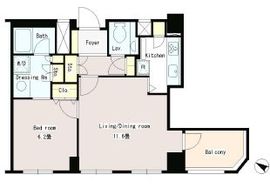 芝浦レジデンス 503 間取り図