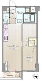 神楽坂南町ハウス 203 間取り図