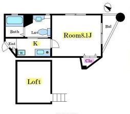 レジデンシャルタワー八丁堀 1001 間取り図