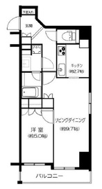 グランスイート東京 5階 間取り図