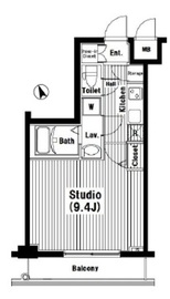 ガーラヒルズ目黒東山 3階 間取り図