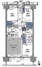 サンクタス南品川 8階 間取り図