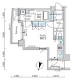 パークアクシス自由が丘テラス 314 間取り図