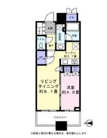 パークタワーグランスカイ 10階 間取り図