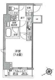 ルフレプレミアム芝公園 6階 間取り図