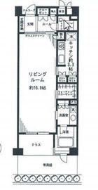 コアロード六本木フロンテ 1階 間取り図