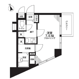 レキシントン・スクエア曙橋 907 間取り図