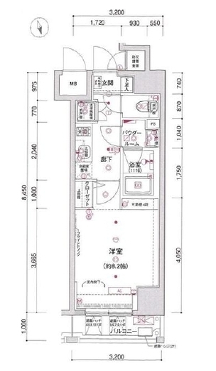 アルテシモポルト 7階 間取り図