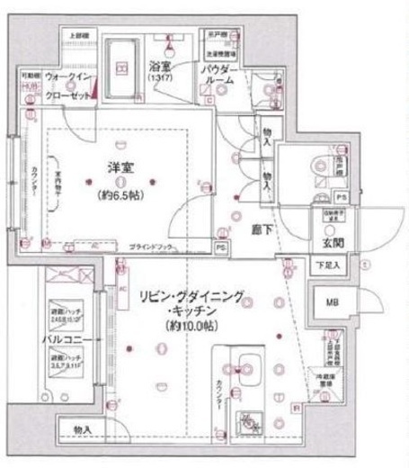 アルテシモポルト 3階 間取り図