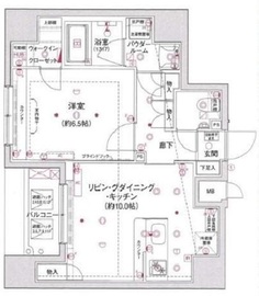 アルテシモポルト 3階 間取り図