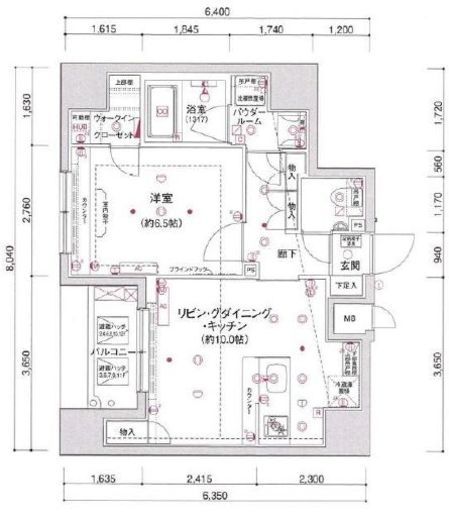 アルテシモポルト 9階 間取り図
