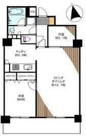 ライオンズタワー池袋 14階 間取り図