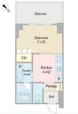 パークホームズ武蔵小山 2階 間取り図