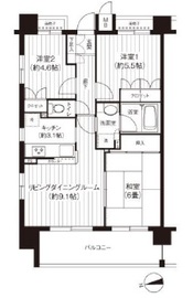 パシフィーク品川 1206 間取り図