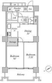 六本木ビュータワー 15階 間取り図