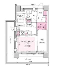 エクセレントシティ白金高輪 3階 間取り図