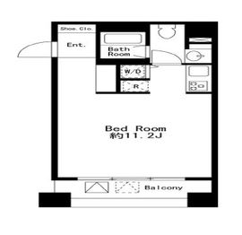 コムフラッツ白金 504 間取り図