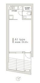 コートモデリア表参道 1 間取り図