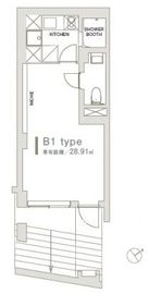 コートモデリア表参道 2 間取り図