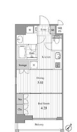 NCRe新宿中央公園 601 間取り図