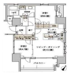 ザ・パークハウスアーバンス千代田御茶ノ水 7階 間取り図