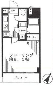 エルフラット田町 403 間取り図