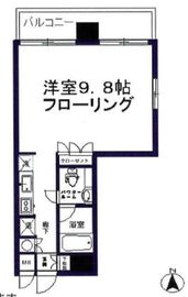 エクセレント麻布十番 6階 間取り図