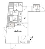 ミリアレジデンス日本橋人形町Ⅱ 204 間取り図