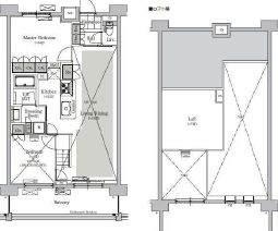 パークキューブ西ヶ原ステージ 1107 間取り図