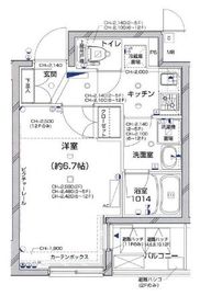 グラーサ銀座イースト 10階 間取り図