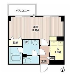 ルボラパン行人坂 207 間取り図