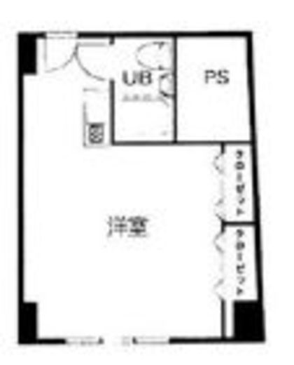赤坂レジデンシャルホテル 7階 間取り図