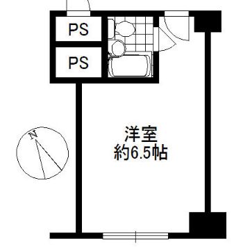 赤坂レジデンシャルホテル 2階 間取り図