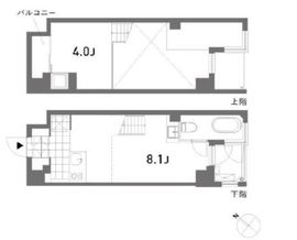 ソフィアスクエア銀座 802 間取り図