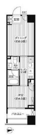 コスモグラシア芝大門 403 間取り図