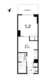 パークホームズ武蔵小山 4階 間取り図